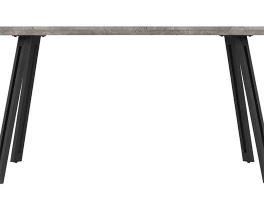 QUEBEC WAVE EDGE DINING TABLE - CONCRETE EFFECT