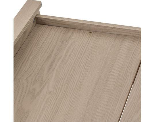 PARIS 4'6" BED - SMOKED ASH EFFECT