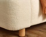 Oberon Boucle Bed Cream - King