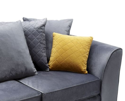 Chevelle 3 Seater Sofa - Dark Grey