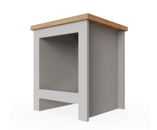 Lincoln Side Table- Light Grey