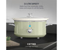 Swan 3.5L Slow Cooker Retro Green