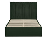 Leila Dual Storage Door Bed Bottle Green - King
