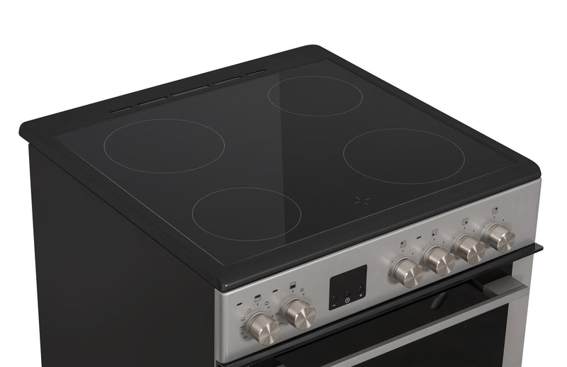 C60CDOS Creda Silver 60cm Ceramic Double