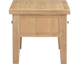 WINDSOR 2 DRAWER COFFEE TABLE - NATURAL OAK