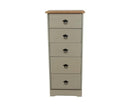 Corona Classic 5 drawer narrow chest of drawers