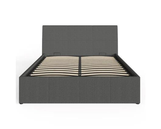 Axn King Ottoman-Grey Fabric Bed
