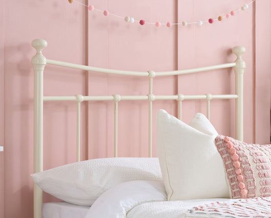 Emily Single Bed - Cream
