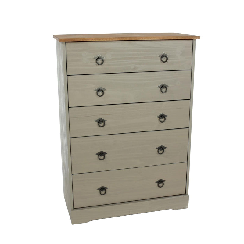Corona Classic 5 drawer chest of drawers