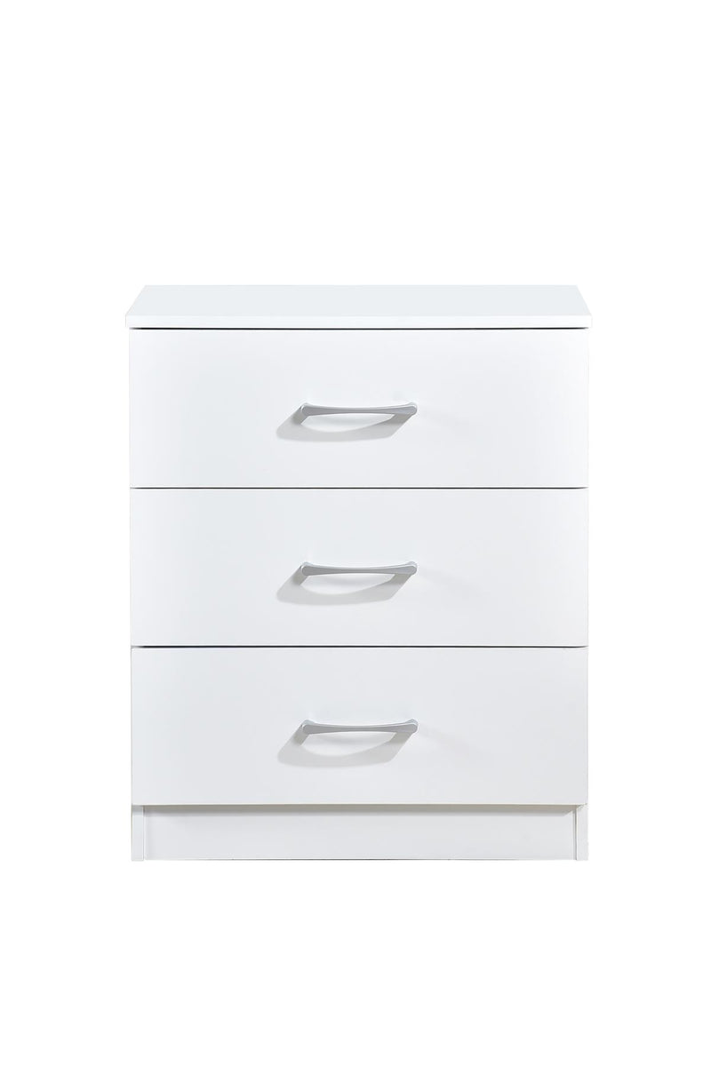 Highbury 3 Drawer Chest - White