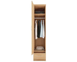 NEVADA 1 DOOR 1 DRAWER WARDROBE - SONOMA OAK EFFECT