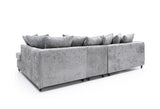 Heidi Right Hand Facing Corner Sofa Plus - Light Grey