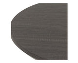 QUEBEC ROUND DINING TABLE - BLACK WOOD GRAIN