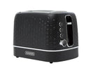 Hden Starbeck 2 Slice Toaster - Black