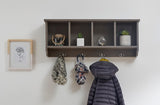 Kayleigh Wall Rack- Grey