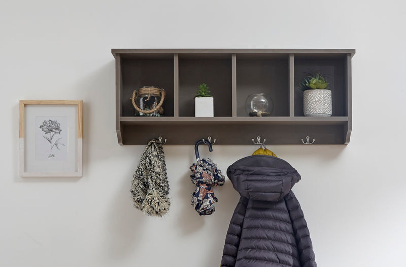 Kempton Wall Rack- Grey