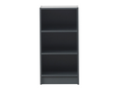 Traditional Small Narrow Bookcase-Dark Grey