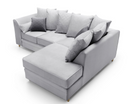 Chevelle Right Hand Facing Corner Sofa - Light Grey