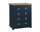 Harper 4 Drawer Chest-Navy