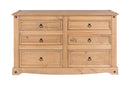Corona Premium 3+3 Drawer Wide Chest