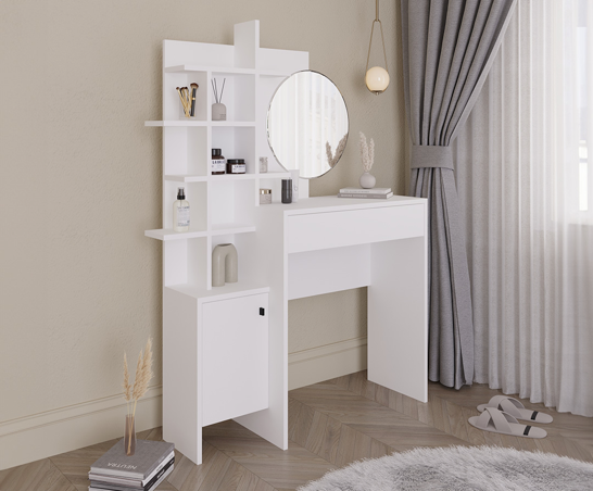 Flint Dressing Table- White