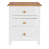 Capri 3 Drawer Bedside Cabinet