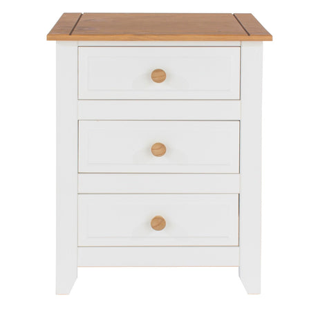 Capri 3 Drawer Bedside Cabinet