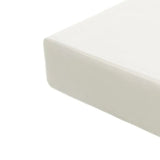 Willow Cot Bed & Foam Mattress-White