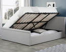 Stratus Double Ottoman Bed - Grey
