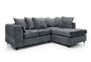 Heidi Right Hand Facing Corner Sofa - Dark Grey