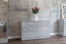 Larz 6 Drawer Chest-Grey