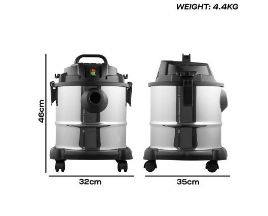Daewoo 20L Wet & Dry Cylinder Vacuum Cleaner