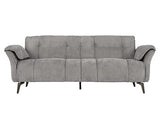 Amalfi 3 Sseater Sofa - Grey Fabric