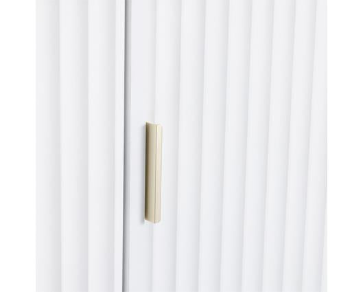 MIAMI 3 DOOR WARDROBE - WHITE/GOLD