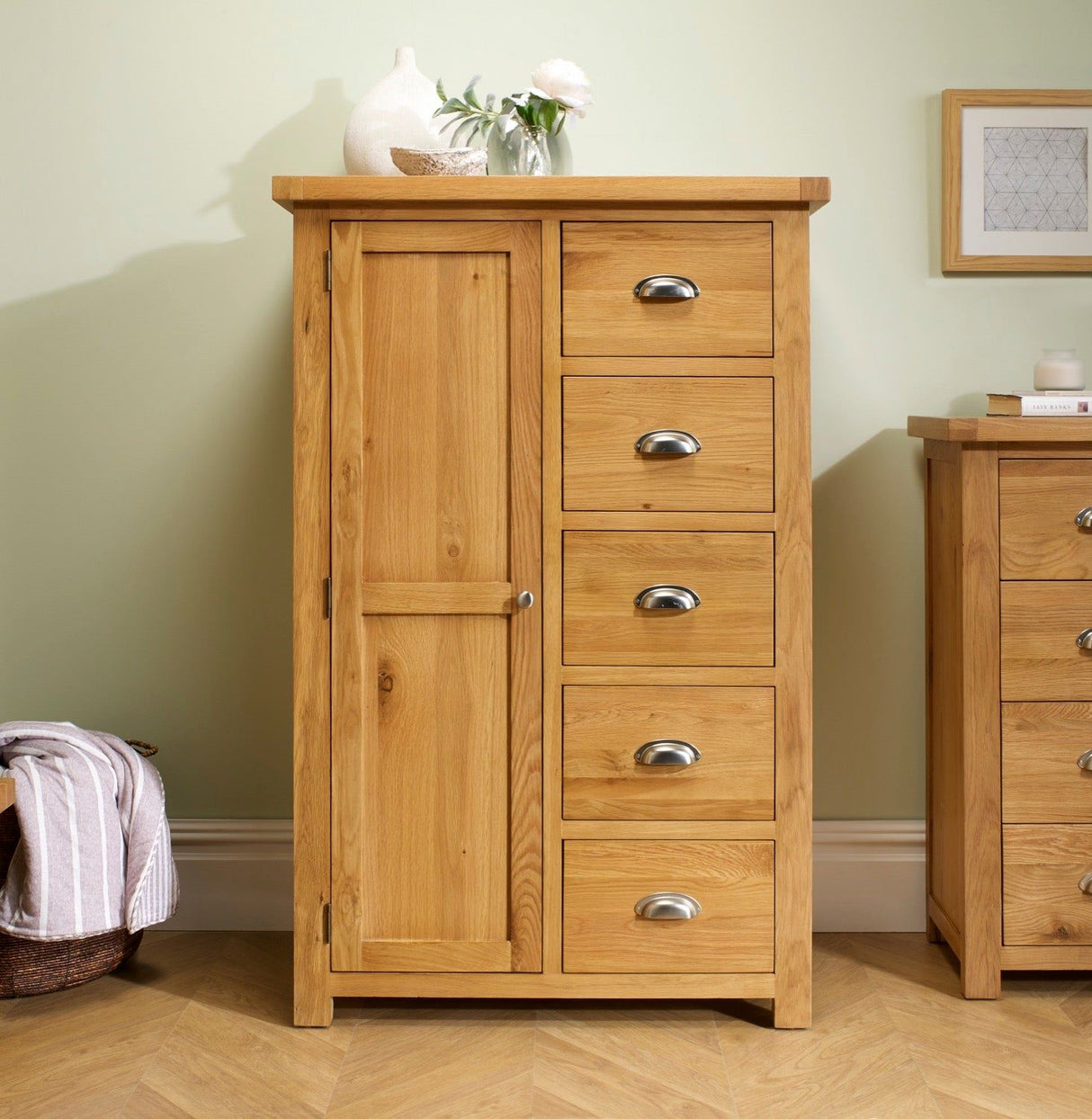 Winona 1 Door 5 Drawer Wardrobe