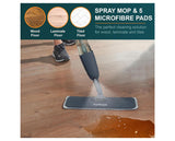 OurHouse Spray Mop with 5 pads