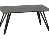 MARLOW COFFEE TABLE - BLACK MARBLE EFFECT