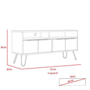 Viva Wide Screen TV Rack with 4 Doors
