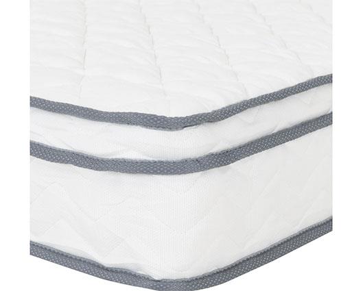 YASMIN 4'6" ROLL UP MATTRESS 24CM (POCKET SPRING) - WHITE