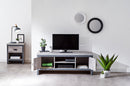 Baxter 2 Drawer TV Unit-Grey