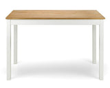 Cacey Rectangular Dining Table-White & Oak