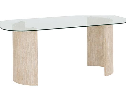 MODENA & AVERY DINING SET (X4 CHAIRS) - CREAM/GREY VELVET