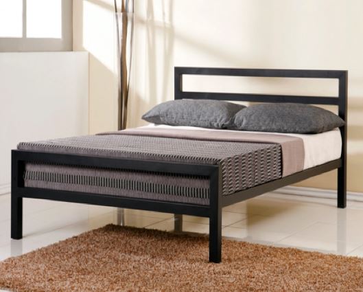 City Block Double Bed Frame - Black