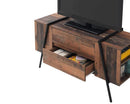 Burr TV Cabinet with 2 Drawers