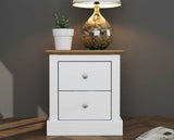 Dagwood Bedside Cabinet White
