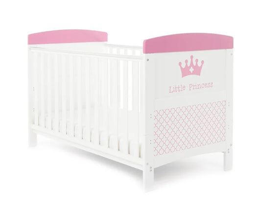 Grace Inspire Cot Bed + Fibre Mattress - Little Princess