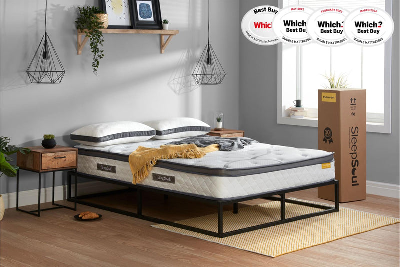 Roll Up Heaven 1000 Pocket Sprung Coolgel Mattress (25cm Depth) - King