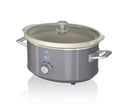 Swan 3.5L Slow Cooker Retro Grey