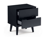 Langham 2 Drawer Bedside - Anthracite
