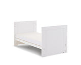 Nika Mini Cot Bed & Underdrawer - White Wash